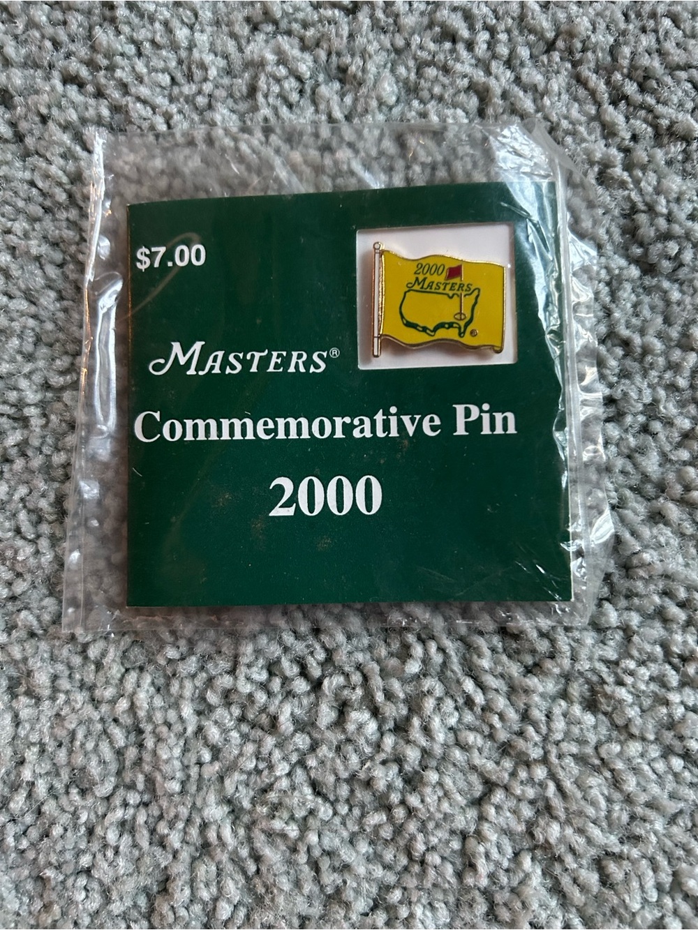 Masters Yellow Flag Collectible Pin